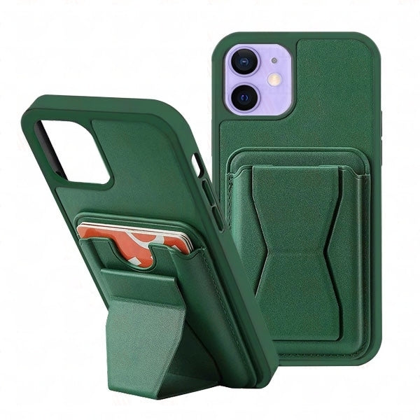 Étui portefeuille avec porte-cartes et béquille pour iPhone 12/12 Pro Étui portefeuille avec porte-cartes et béquille pour iPhone 12/12 Pro